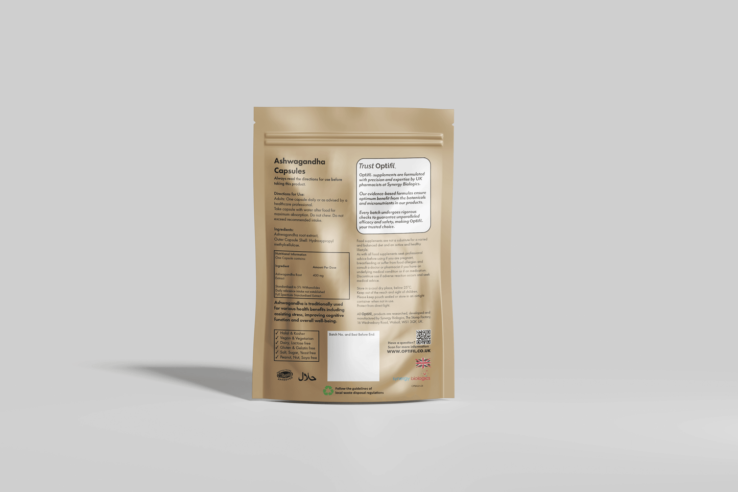 Ashwagandha - Optifil Supplements