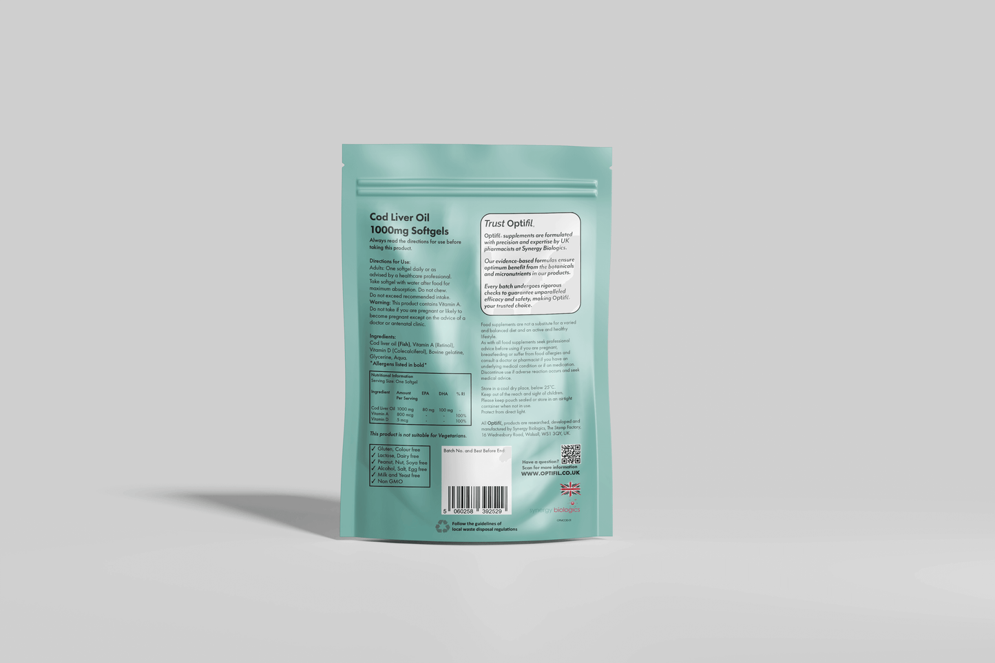 Cod Liver Oil - Optifil Supplements