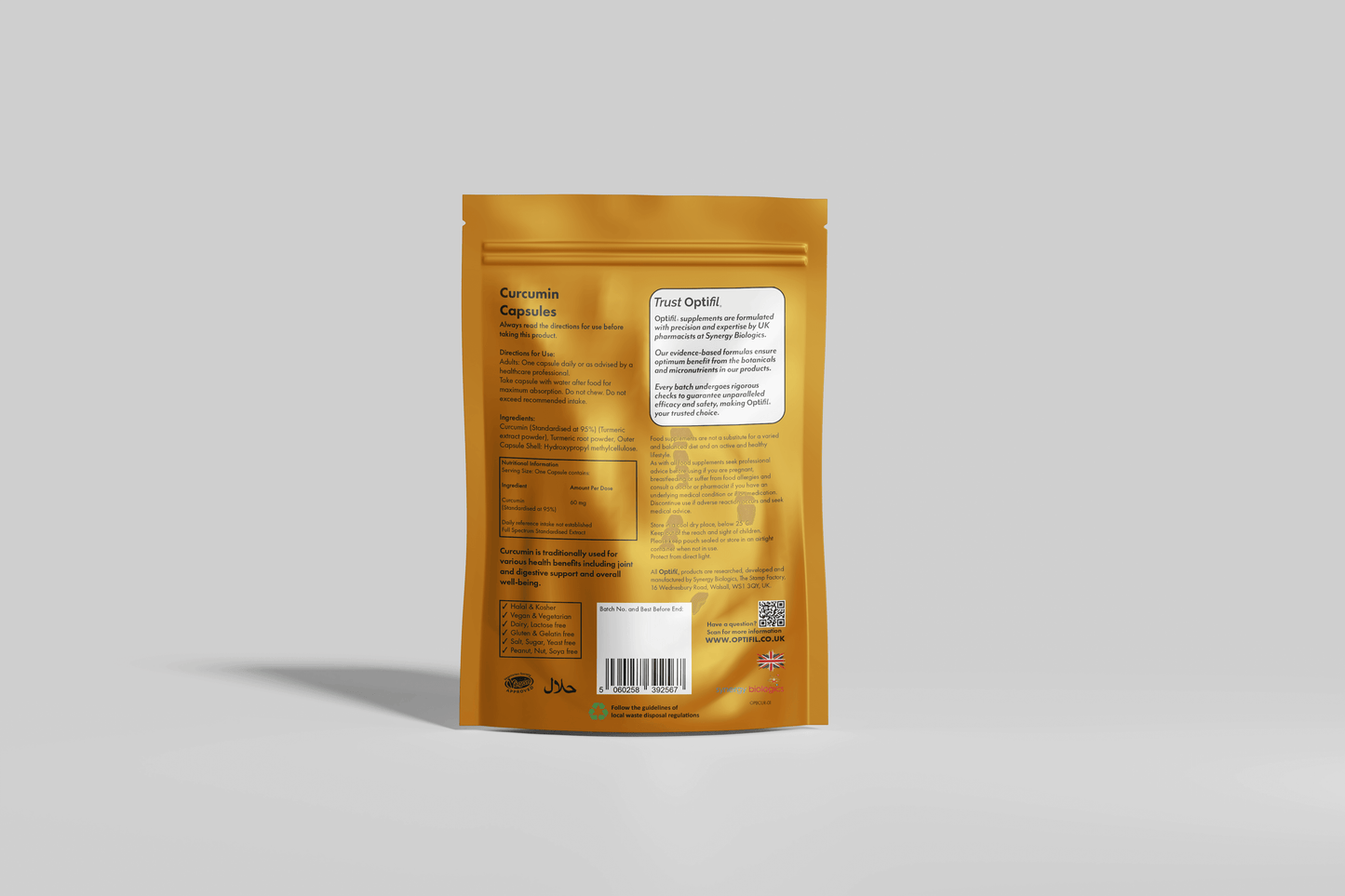 Curcumin - Optifil Supplements