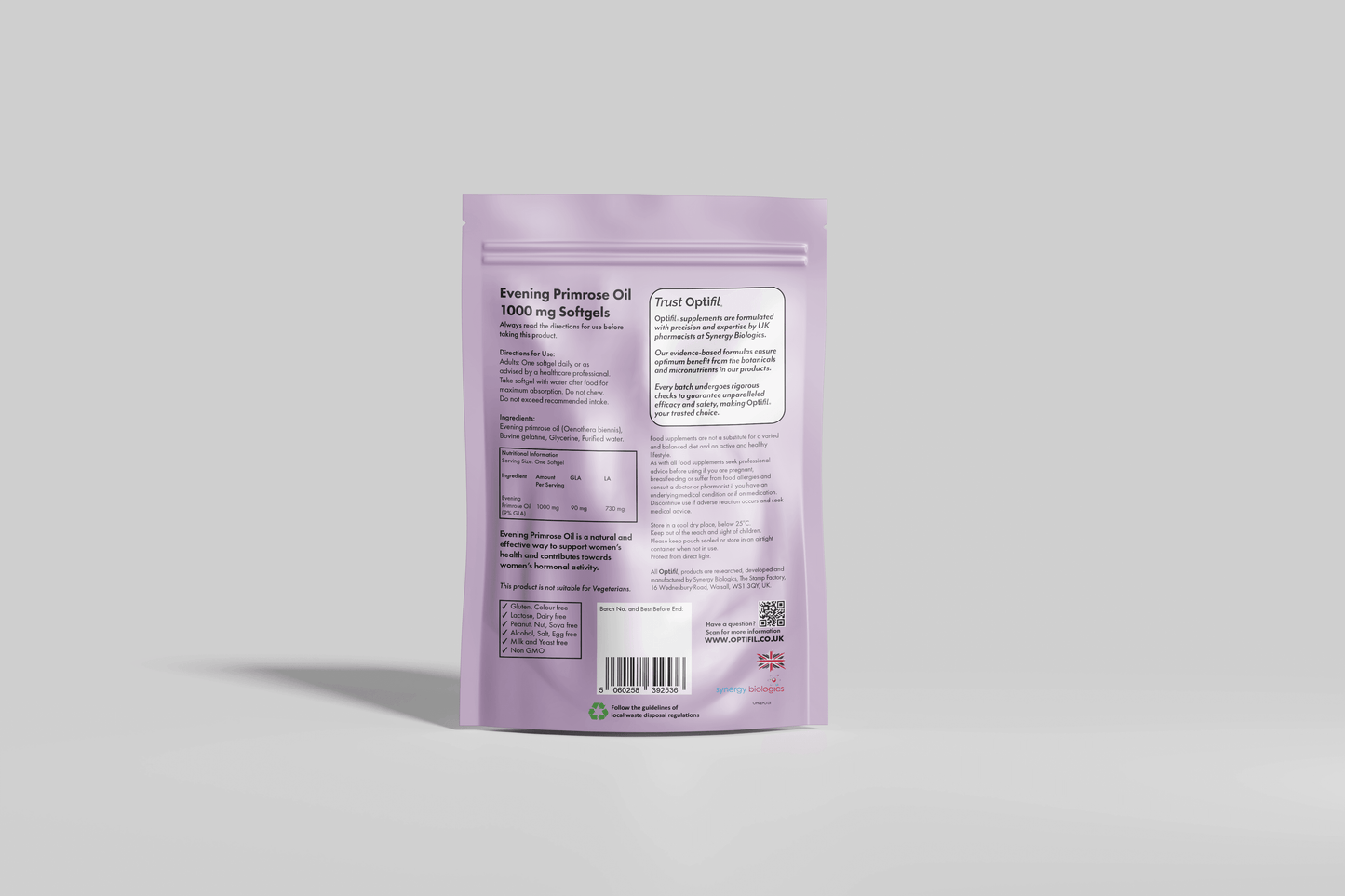 Evening Primrose Oil - Optifil Supplements