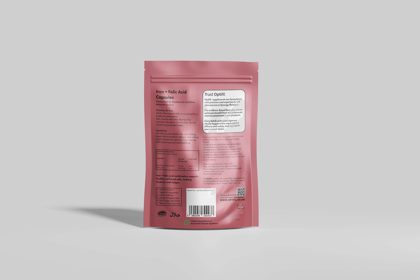 Iron + Folic Acid - Optifil Supplements