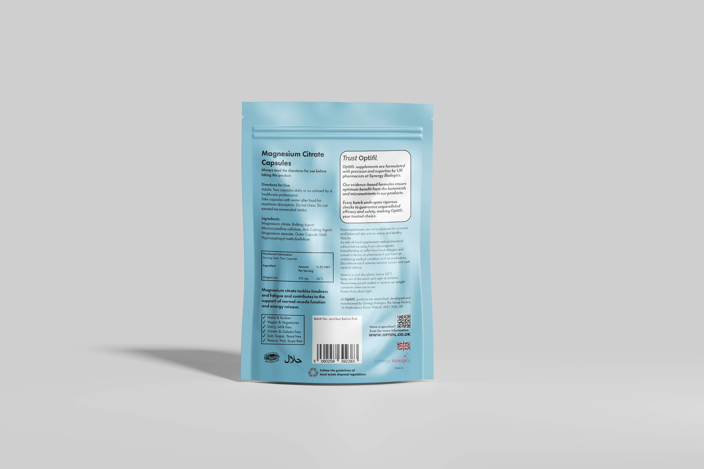 Magnesium Citrate - Optifil Supplements