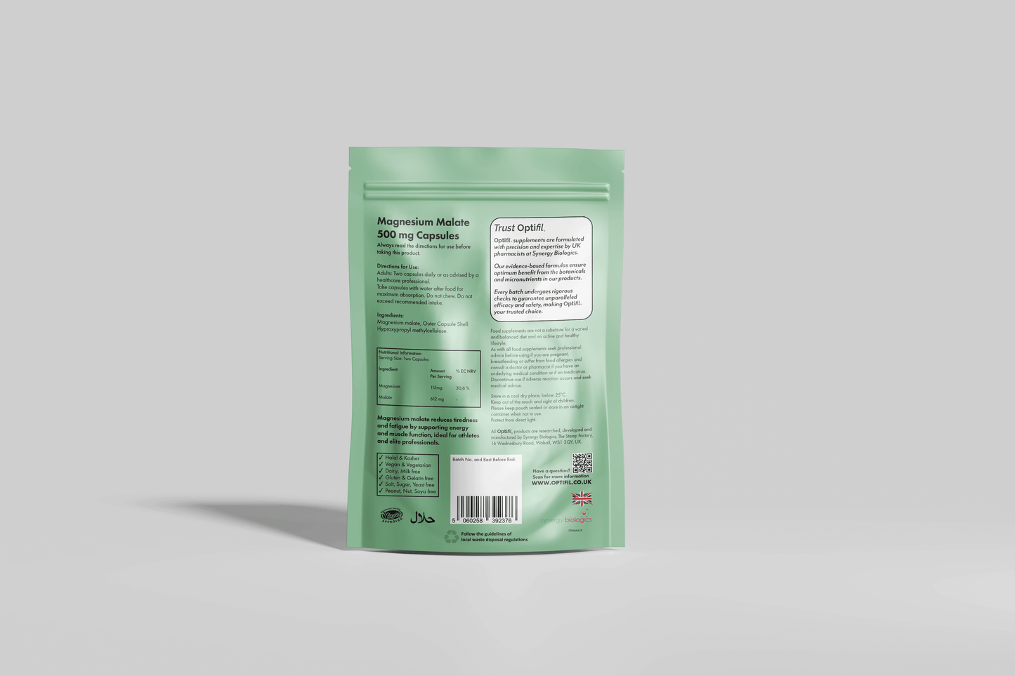 Magnesium Malate - Optifil Supplements