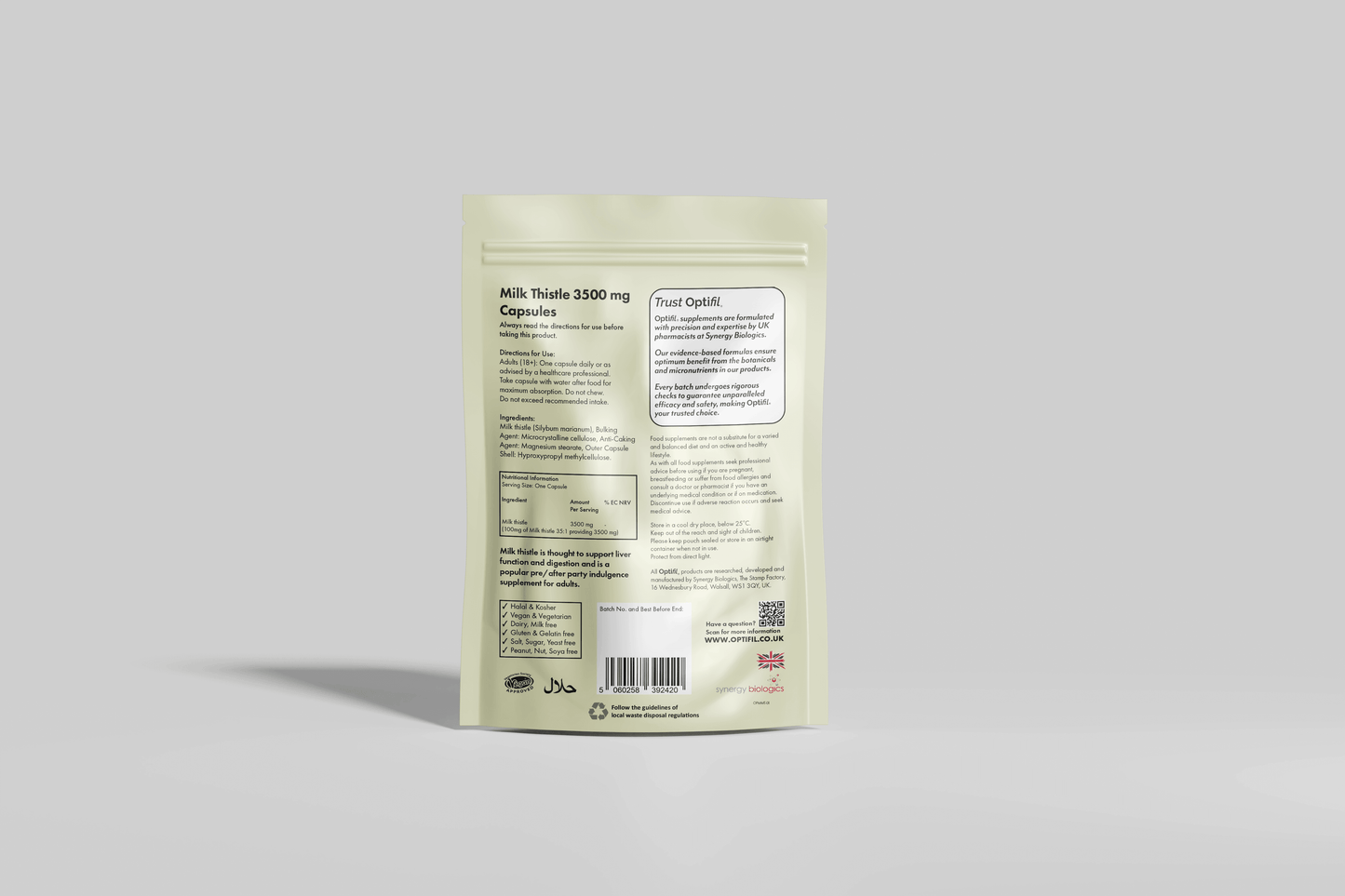 Milk Thistle - Optifil Supplements