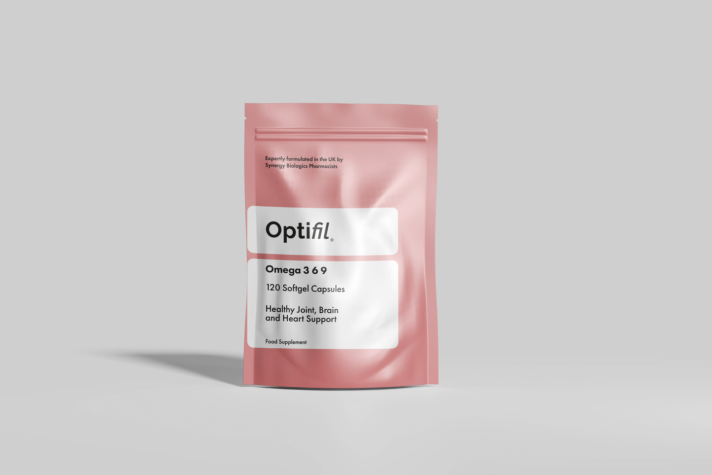 Optifil Omega 369 120 Softgel Capsules for Healthy Joint, Brain and Heart Support