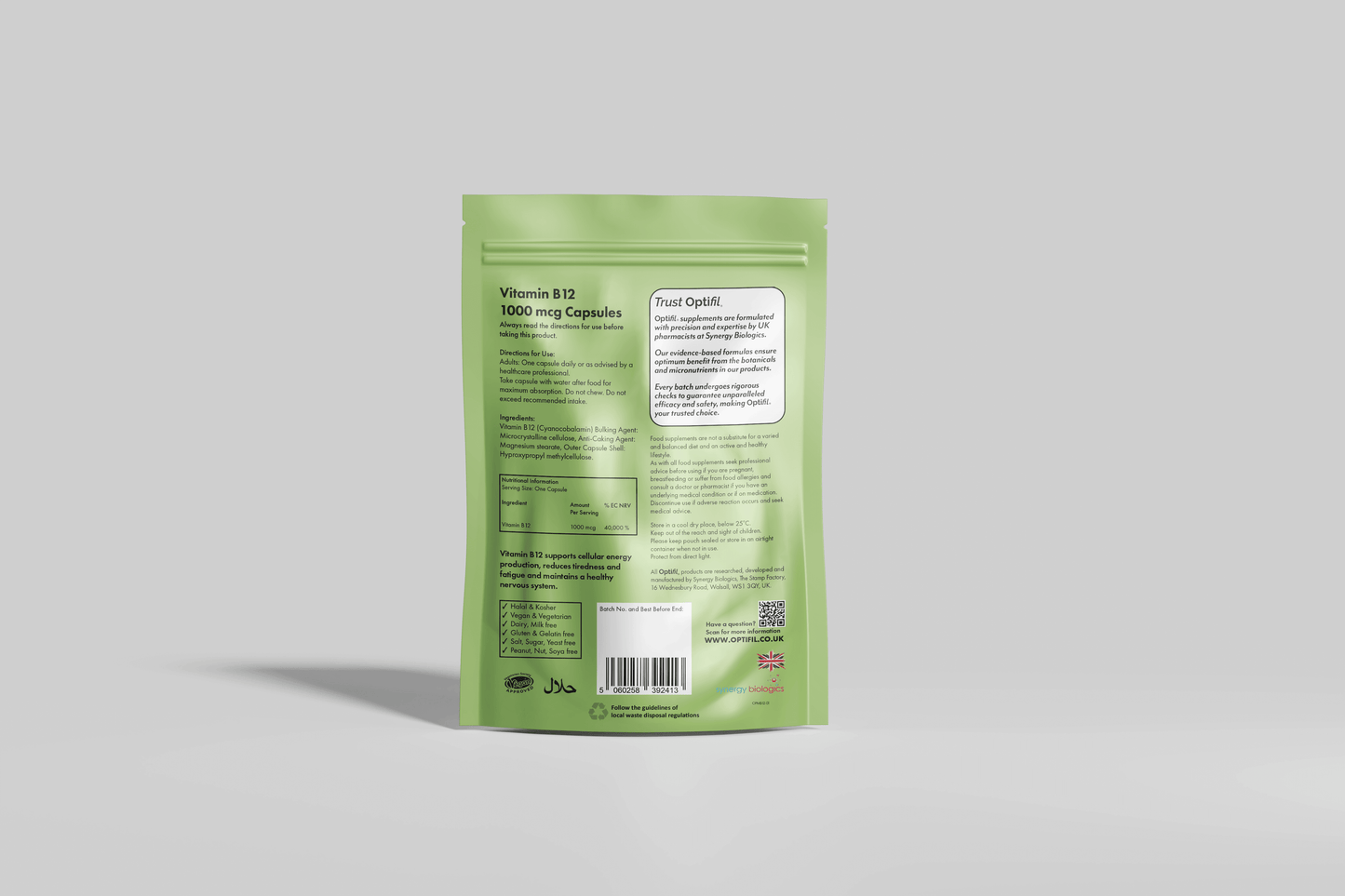 Vitamin B12 - Optifil Supplements