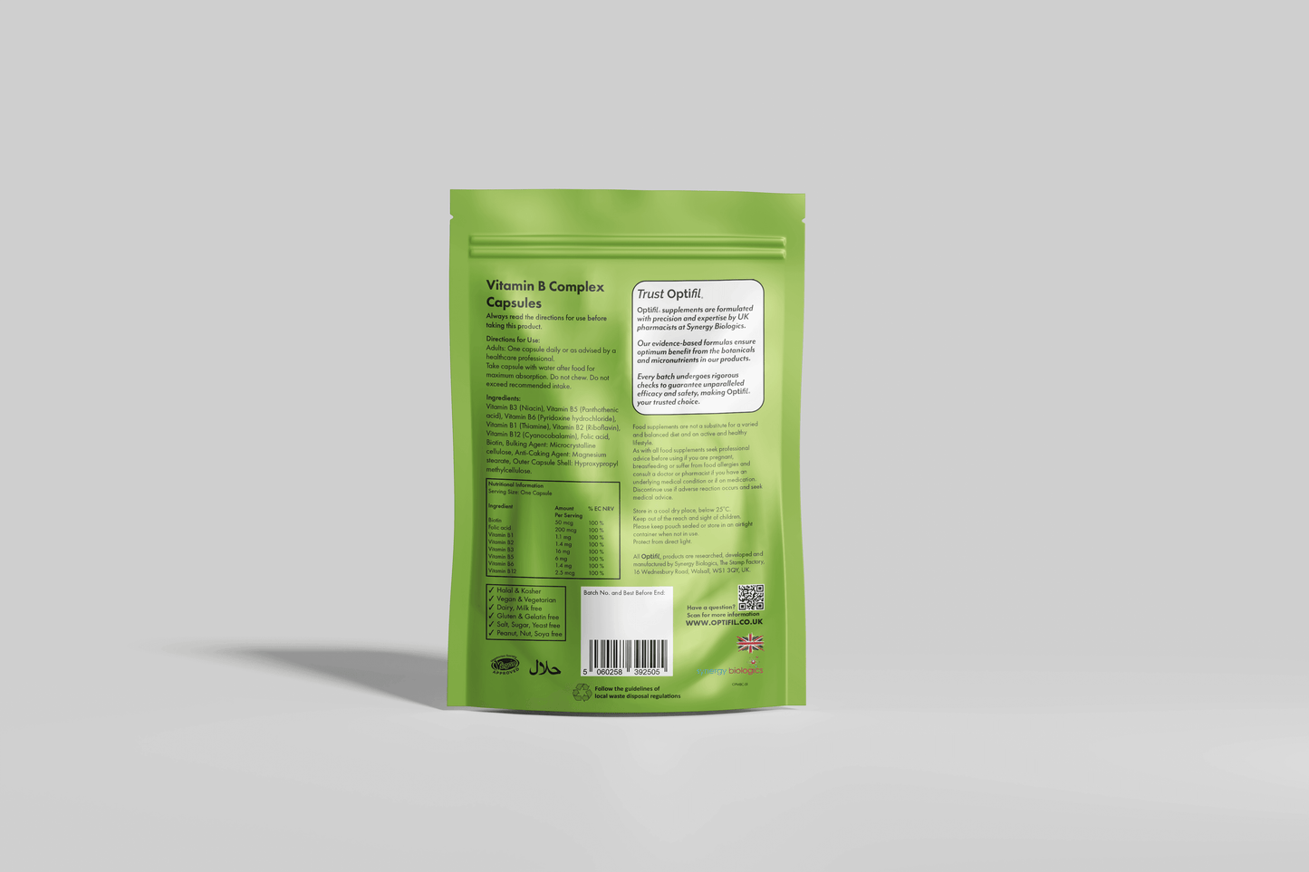 Vitamin B Complex - Optifil Supplements