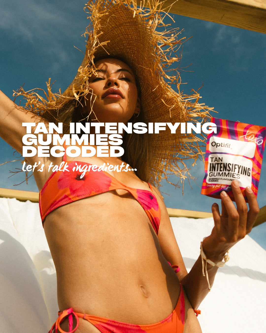 Keep Your Glow Going with Optifil Tan Intensifying Gummies