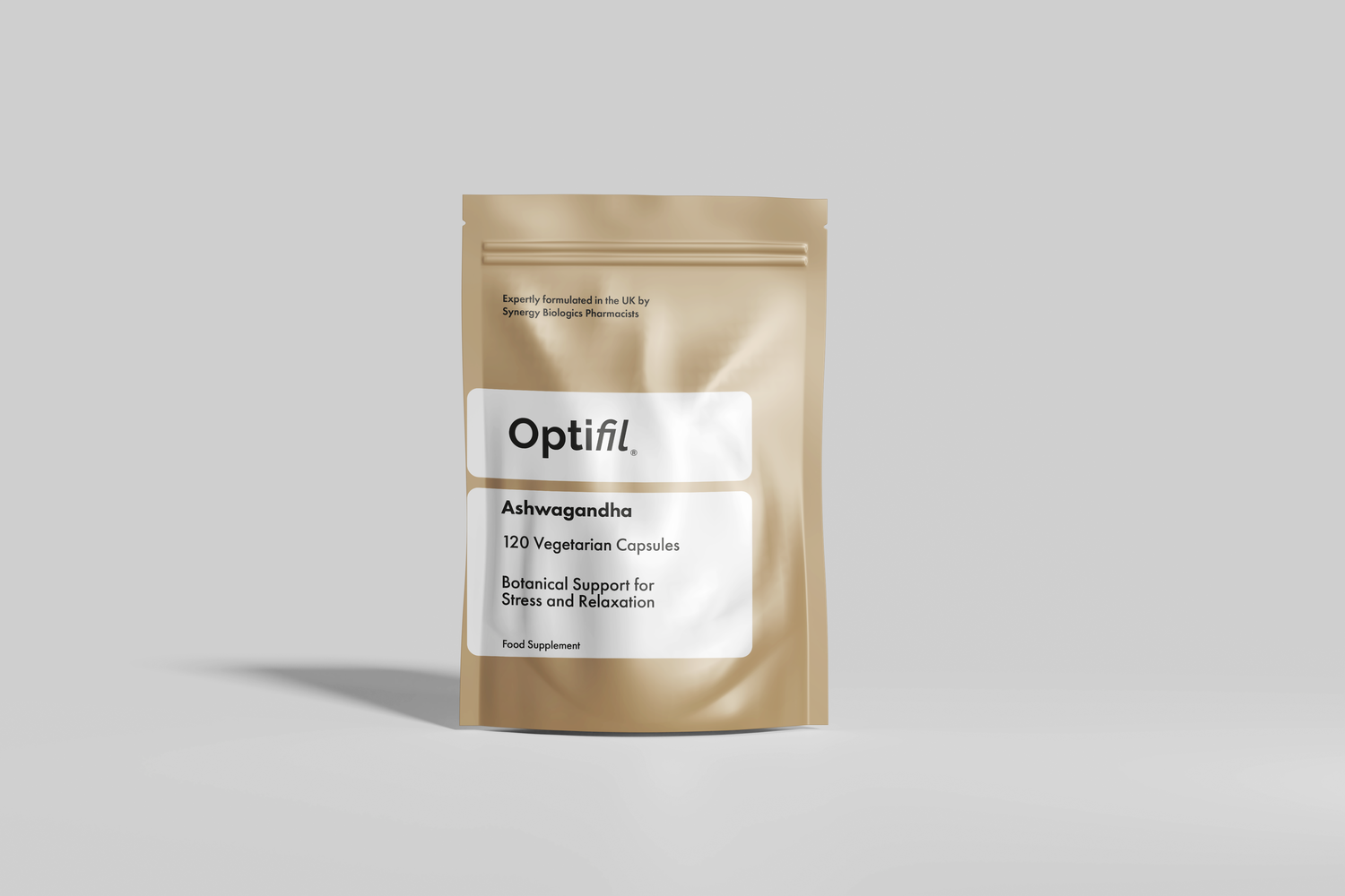 Optifil Ashwagandha 120 Vegetarian Capsules for Botanical Support for Stress and Relaxation