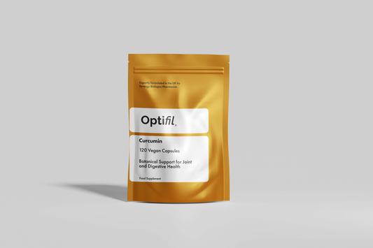 Optifil Curcumin 120 Vegan Capsules for Botanical Support for Joint and Digestive Health