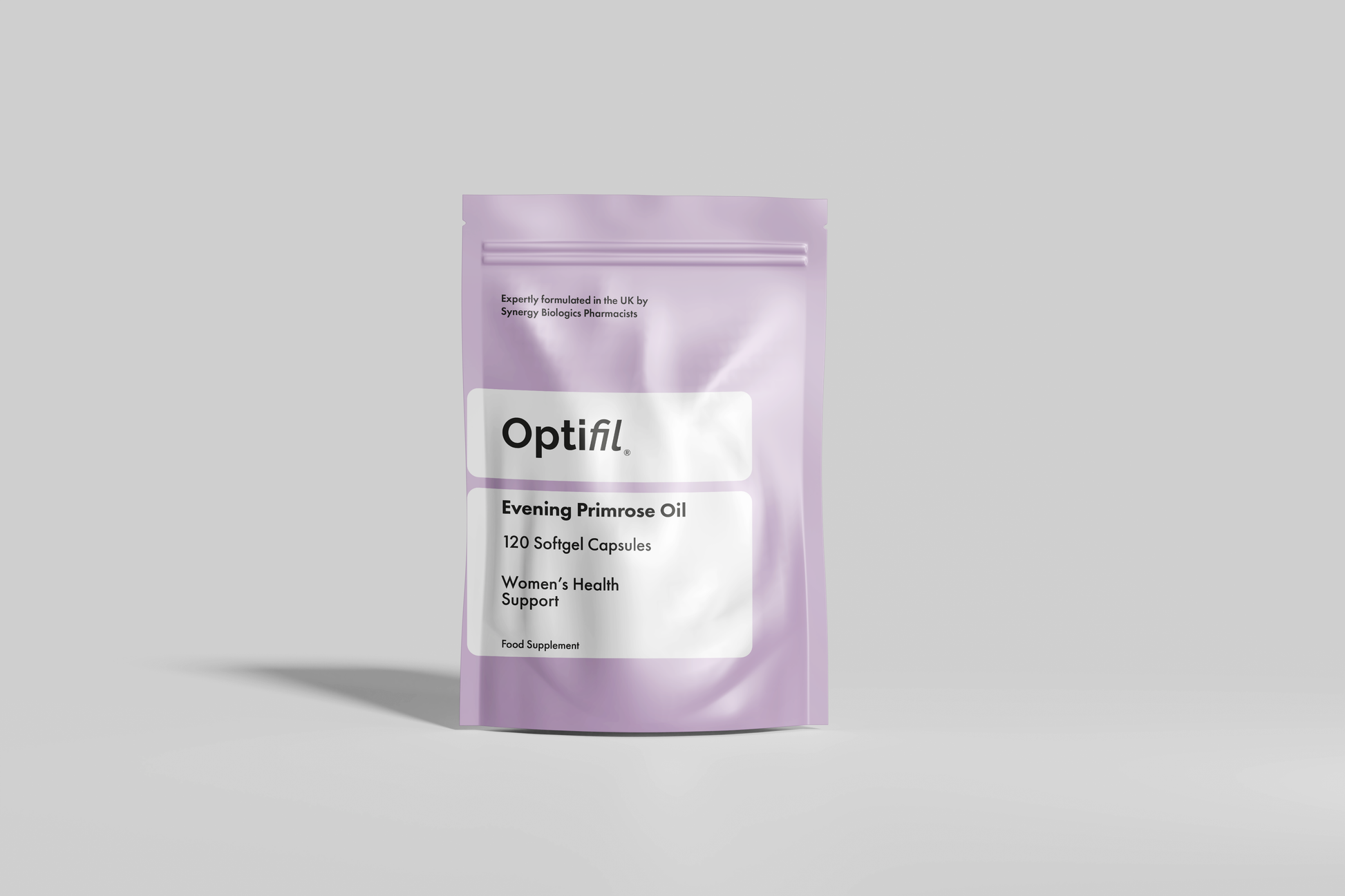 Optifil Evening Primrose Oil 120 Softgel Capsules for Women's Health Support