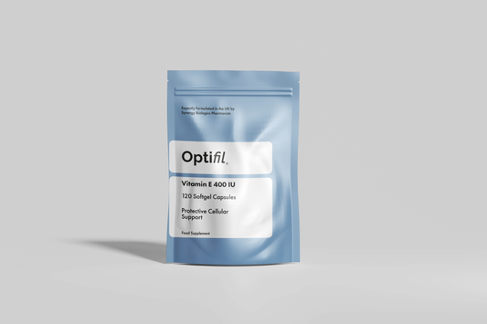Optifil Vitamin E 400 IU 120 Softgel Capsules for Protective Cellular Support